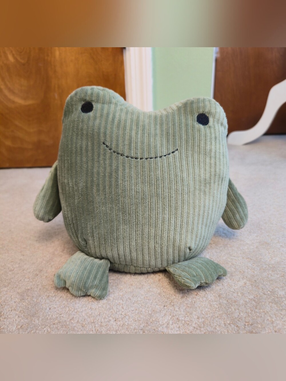 NEW Pillowfort Kids Weighted Plush Mini Green Frog Toy Sensory Anxiety RARE